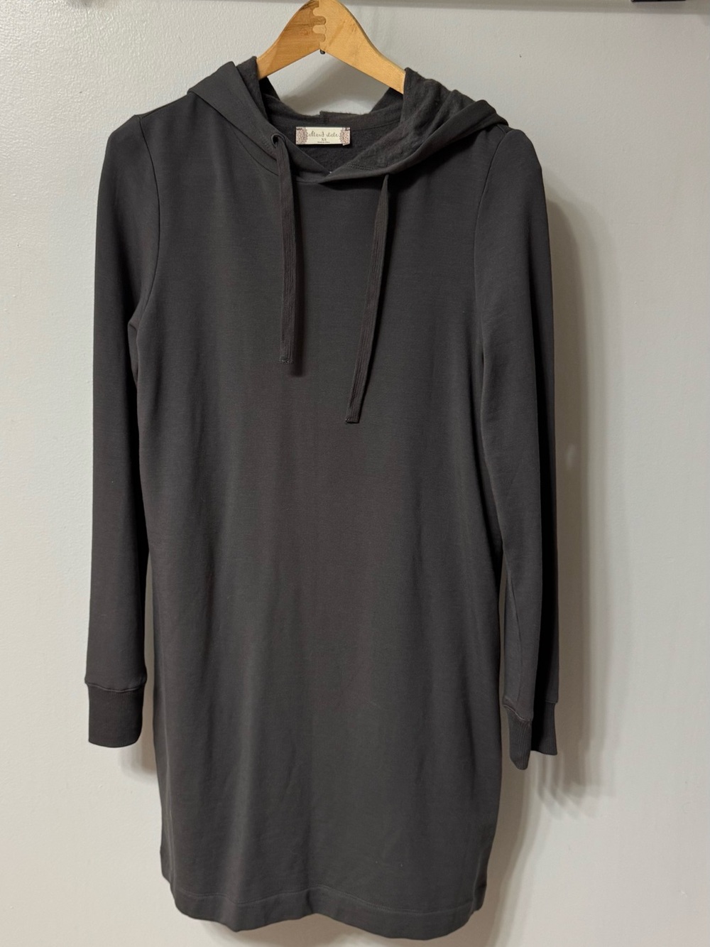 Altar’d State Cozy hoodie sweatshirt dress size XS - Vintage Black